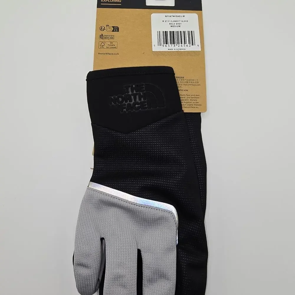 The North Face Men's Etip Closefit Gloves sz Med NWT